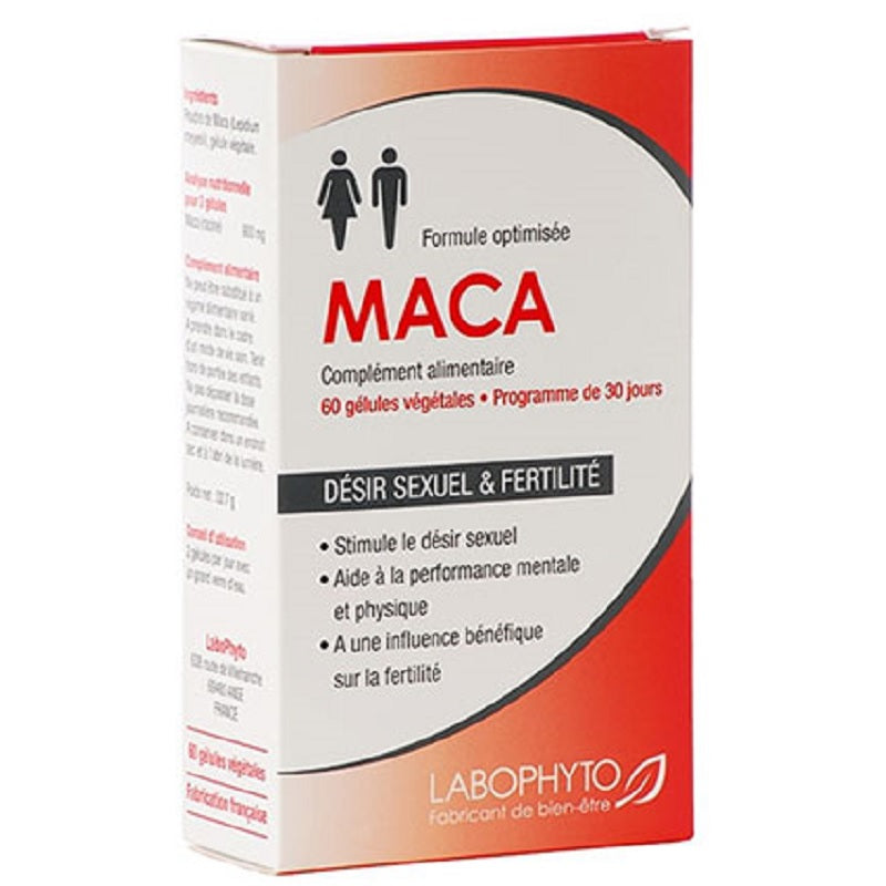 LaboPhyto Maca - Aphrodisiaque & Fertilité 60 gélules - Paraphamadirect