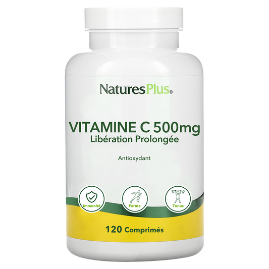 Natures Plus Vitamine C 500mg 120 comprimés - Beauty Care  Store